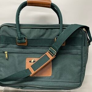 Green and Brown Men's Bag